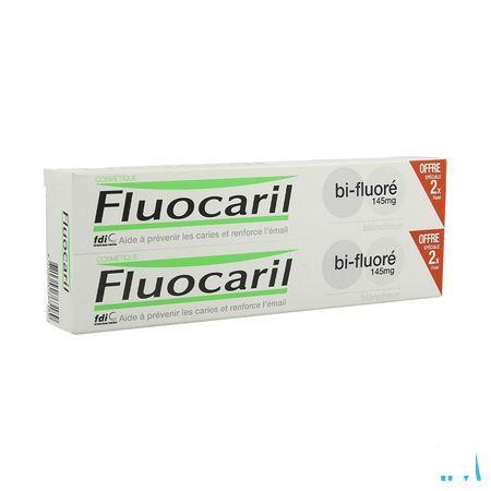 Fluocaril Dentifrice Bi-Fluore 145 Blanche 2 x 75 ml