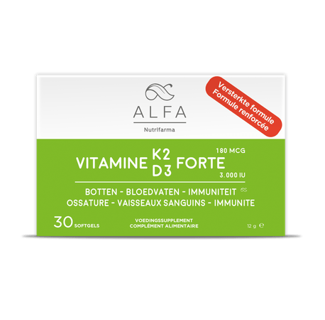 Alfa Vitamine K2 D3 Forte Softcaps 30
