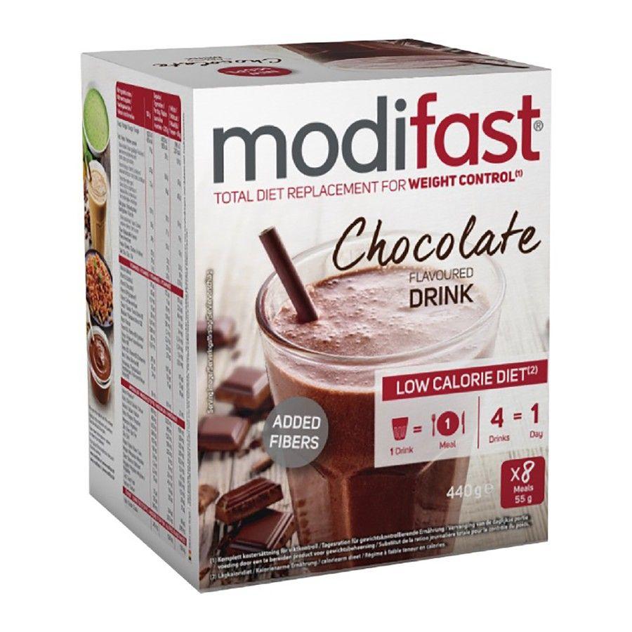 Modifast Chocolate Flavoured Milkshake 8x55 gr  -  Nutrition & Sante