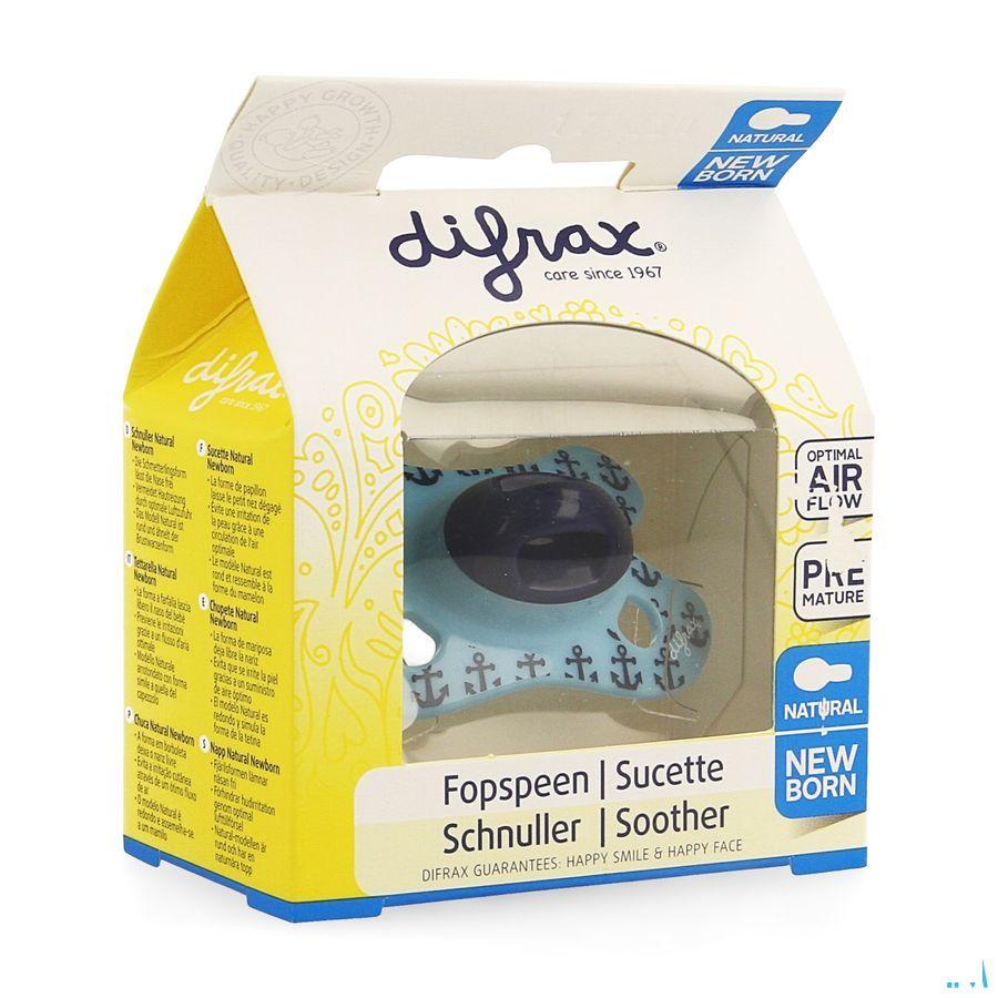 Difrax Fopspeen Natural Newborn  -  Difrax