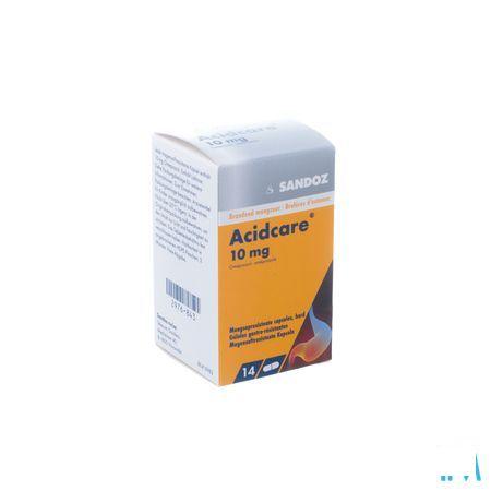 Acidcare 10 mg Sandoz Capsule Maagsapres 14 X 10 mg