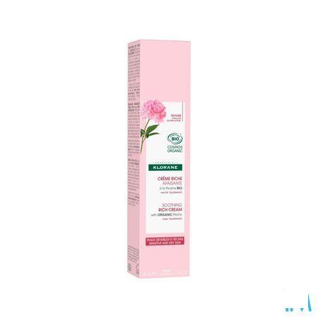 Klorane Gezicht Rijke Cr Pioenroos Bio 40 ml