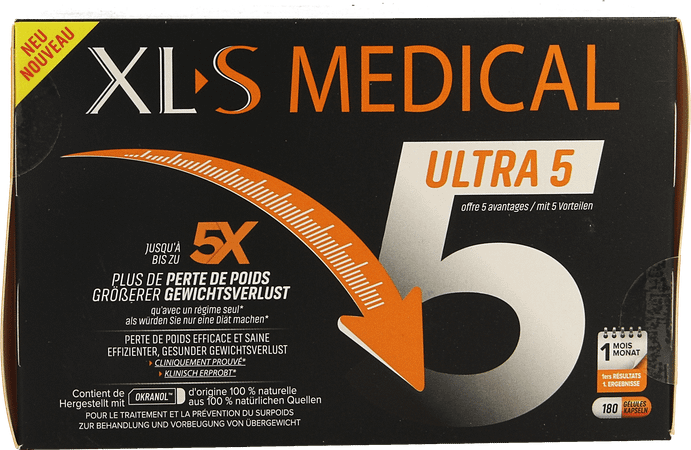 Xls Medical Ultra 5 Comprimes 180