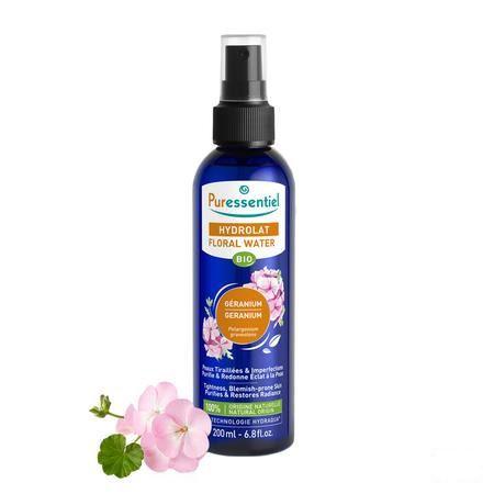 Puressentiel Hydrolaat Geranium Bio 200 ml  -  Puressentiel