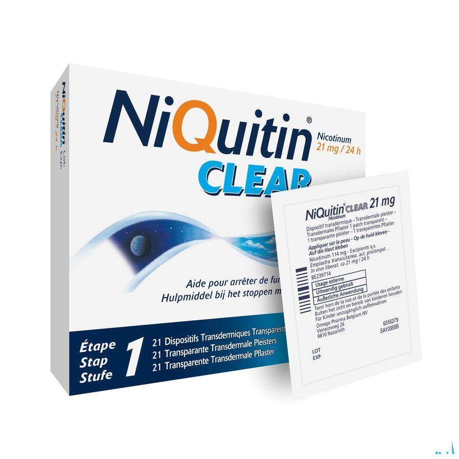 Niquitin Clear Patches 21 X 21 mg