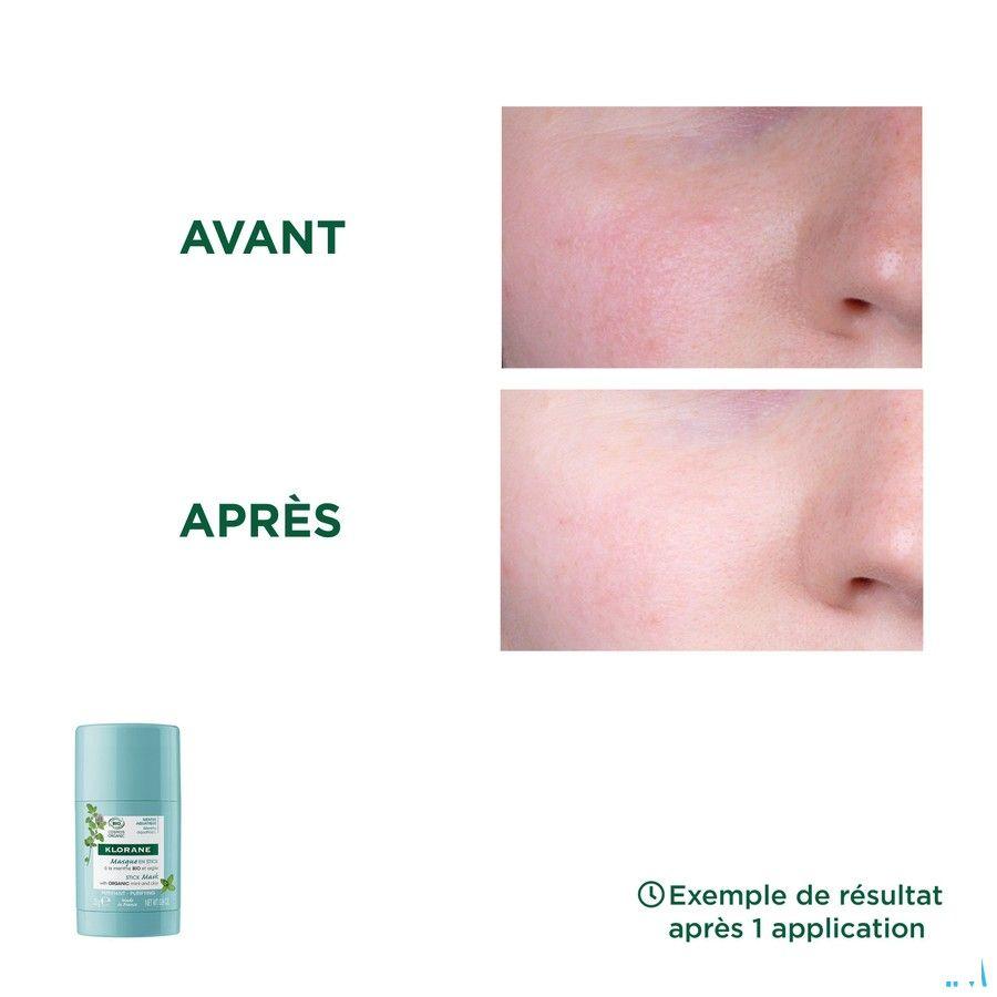 Klorane Visage Menthe Aquatique Masque Stick 25G