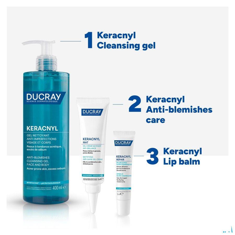 Ducray Keracnyl Repair Baume Levres 15 ml