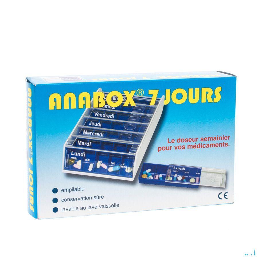 Anabox Pilulier Blanc 7 Jours  -  Infinity Pharma