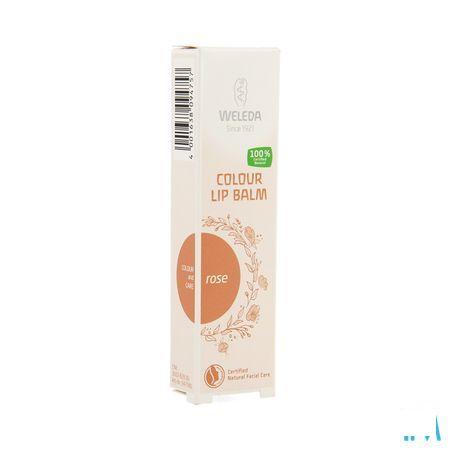 Weleda Colour Lip Balm Rose 10 ml  -  Weleda