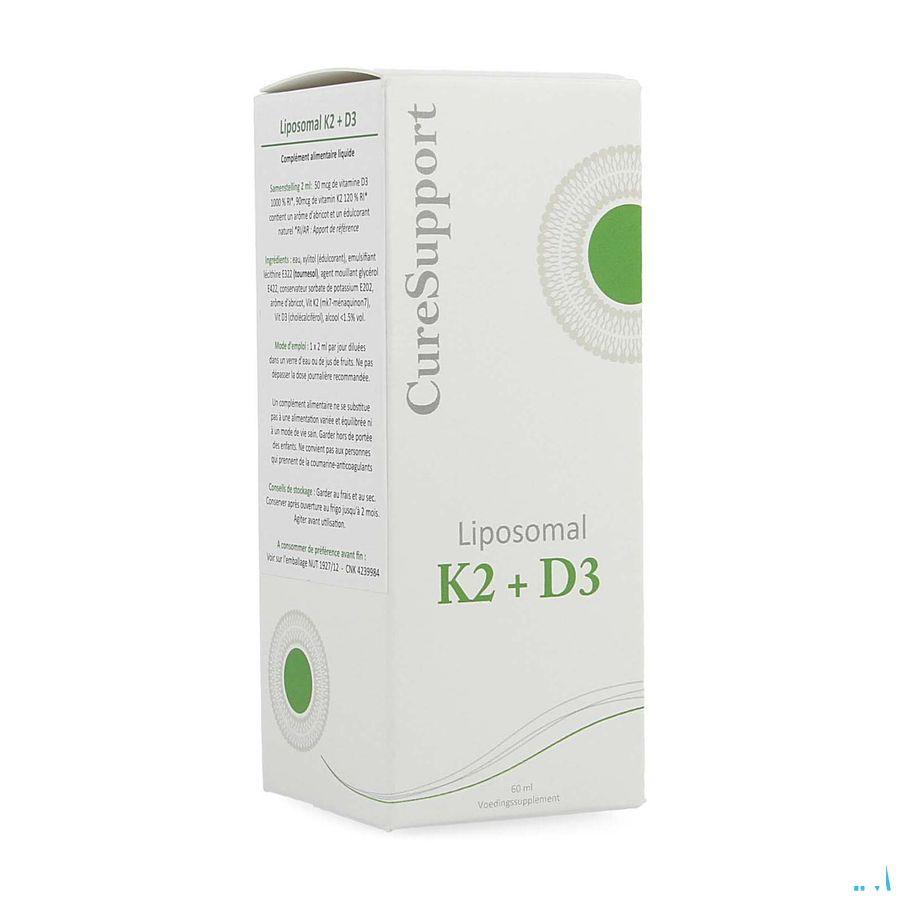 Curesupport Liposomal K2 + D3 60ml  -  Vedax