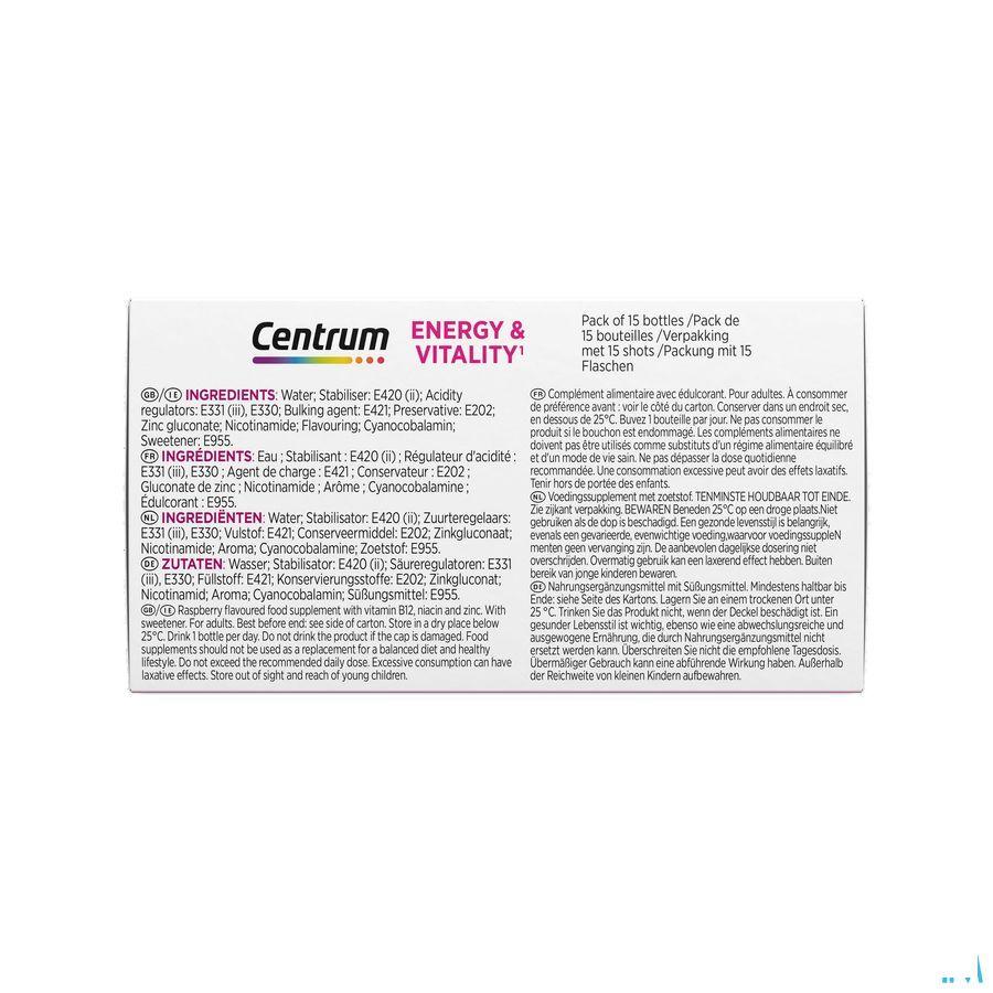 Centrum Energy & Vitality Fl 15 x 7 ml