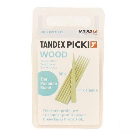 Tandex Toothpicks Wood 80  -  Deprophar