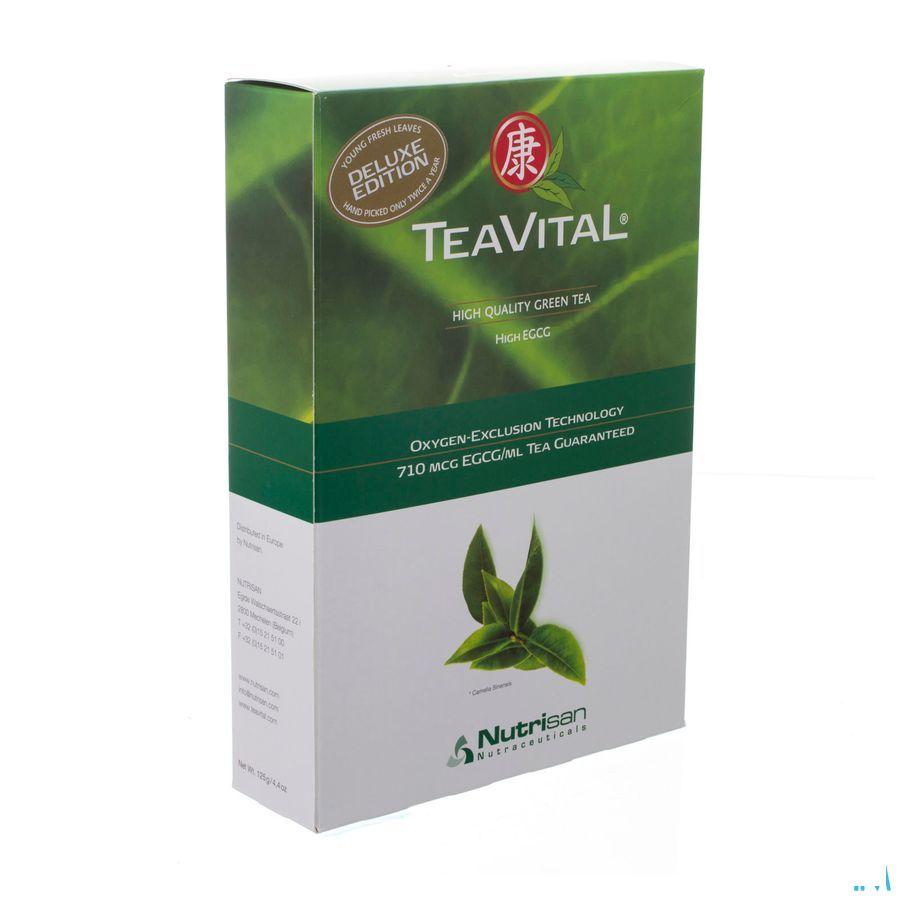 Tea Vital De Luxe Groene Theeblaadjes Doos 125 gr  -  Nutrisan