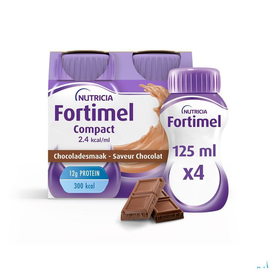 Fortimel Compact 2.4Kcal Chocolat 4 x 125 ml
