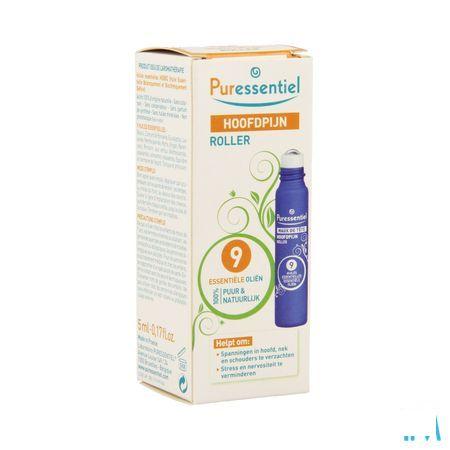 Puressentiel Roller Hoofdpijn 9 Essentiele Olie 5 ml  -  Puressentiel