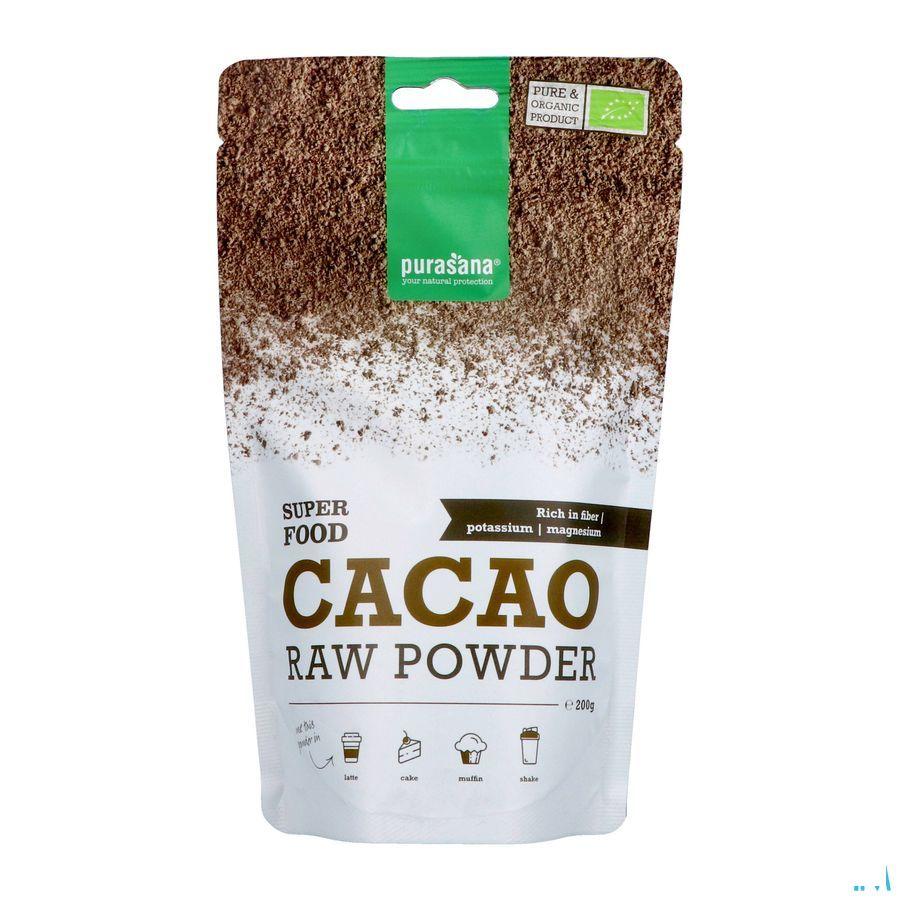 Purasana Cacaopoeder 200 gr Be-bio-02 Peru