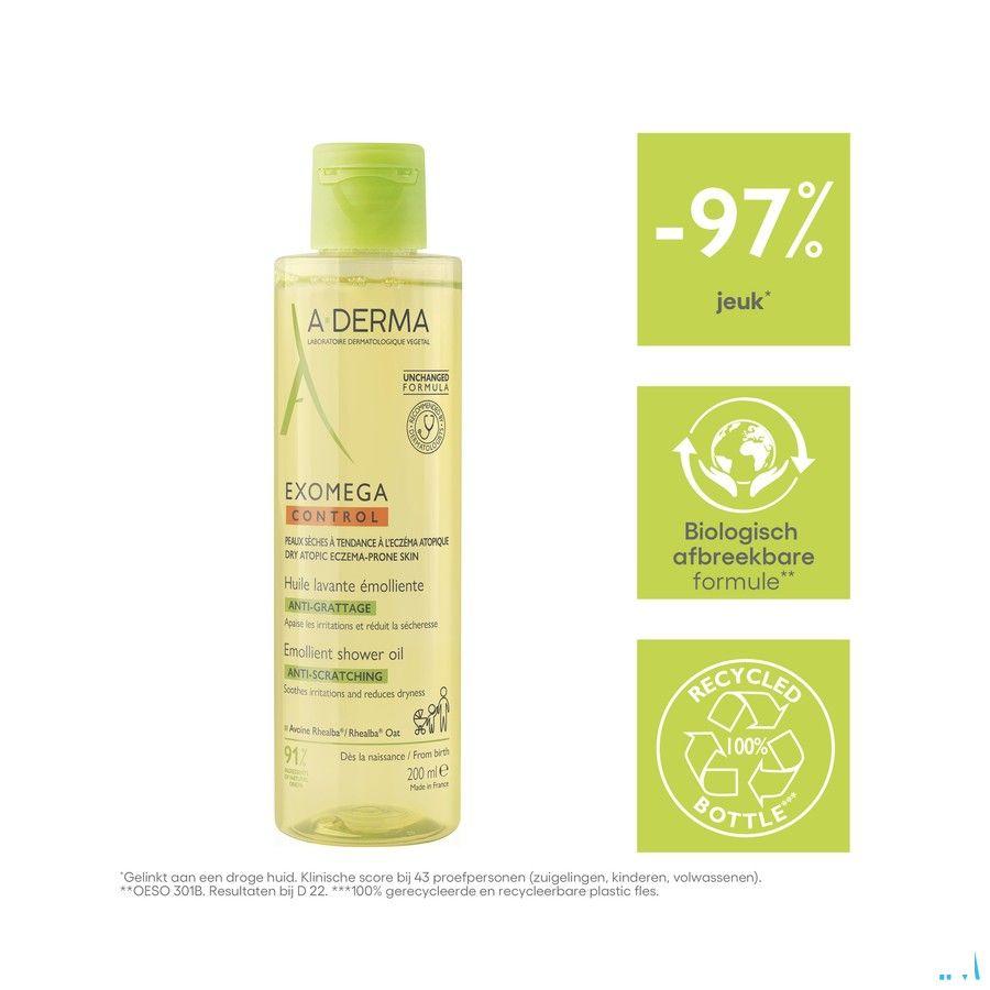 Aderma Exomega Control Emolierende Wasolie 200 ml
