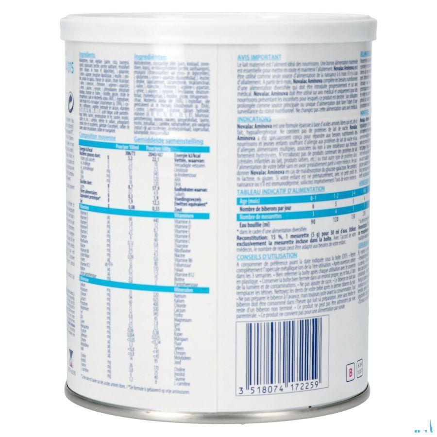 Novalac Aminova 0-36M Pdr 400 gr Novalac Aminova 0-36M Pdr 400 gr