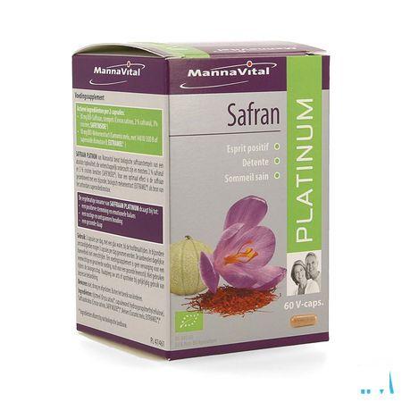 Mannavital Bio Saffraan Platinum V-Caps 60