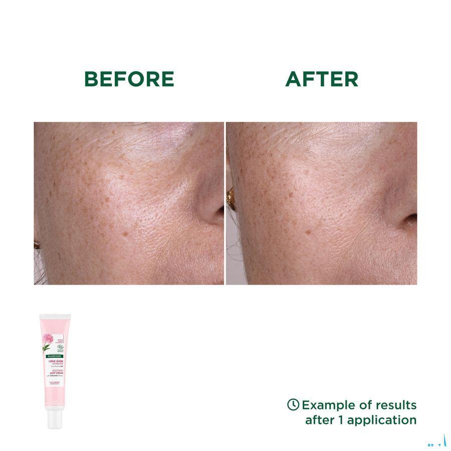 Klorane Gezicht Lichte Cr Pioenroos Bio 40 ml