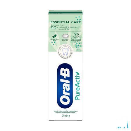 Oral B Tandpasta Pureactiv 0% Essential 75 ml