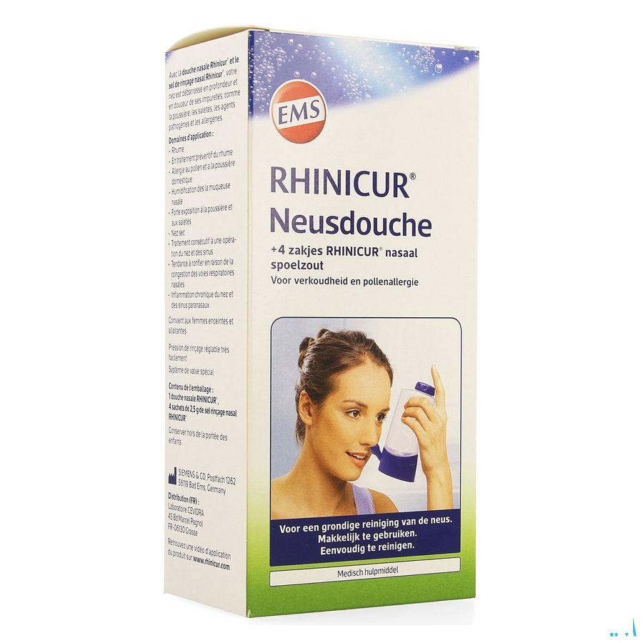 Rhinicur Douche Nasale + 4 Zakjes Spoelzout