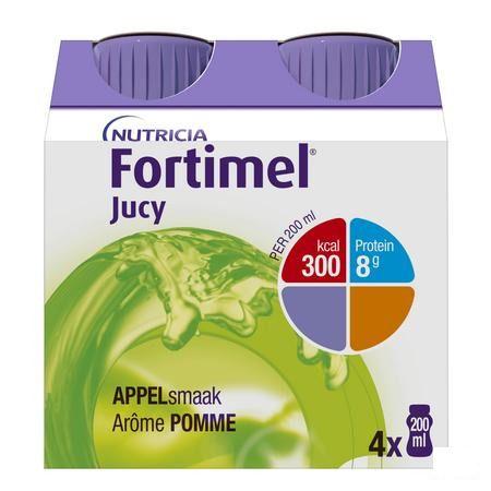 Fortimel Jucy Appelsmaak 4X200ml 155546