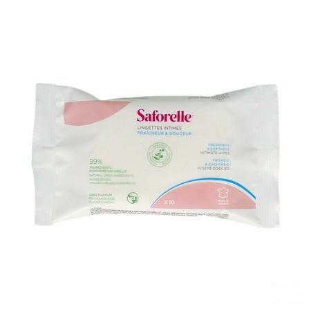 Saforelle Lingettes Flushable Pocket 10
