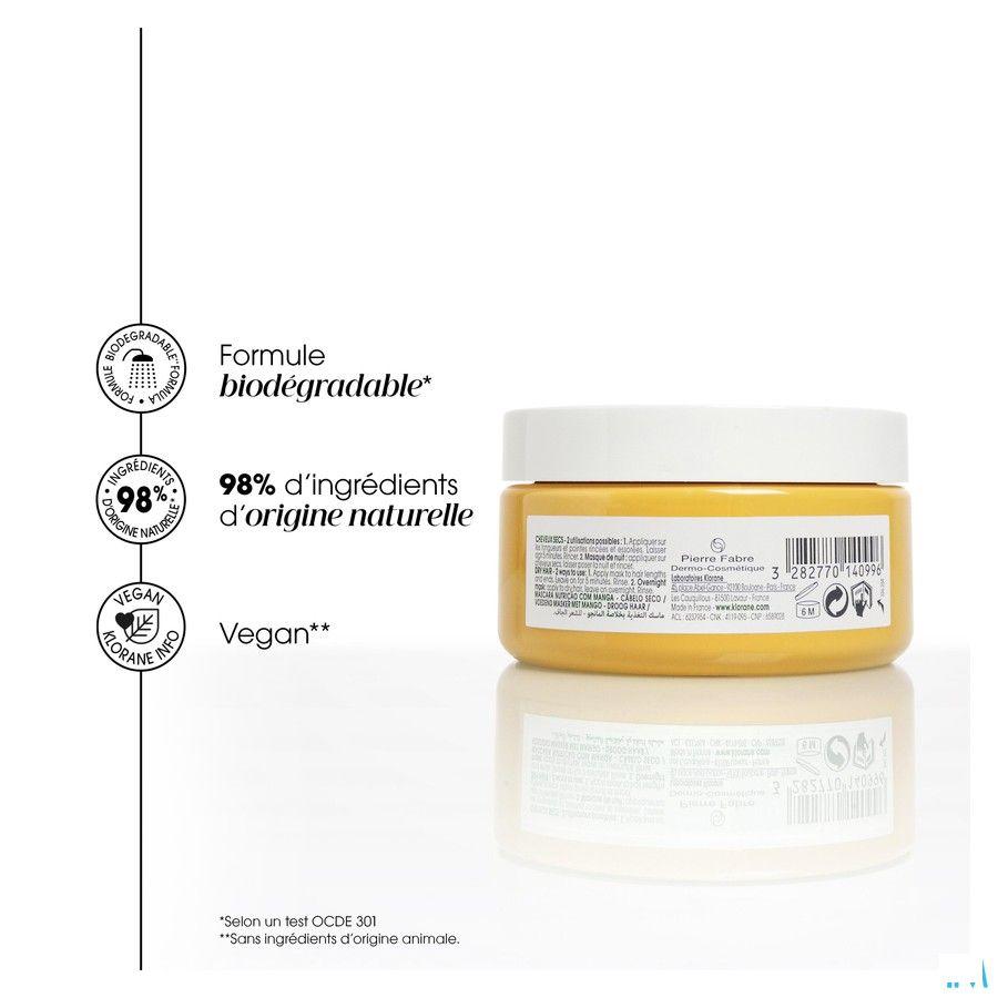 Klorane Capilaire Masque Mangue Pot 150 ml