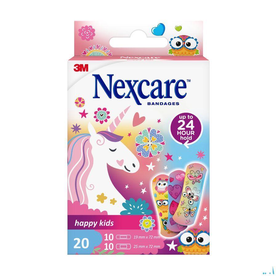 Nexcare Happy Kids Girls 20  -  3M
