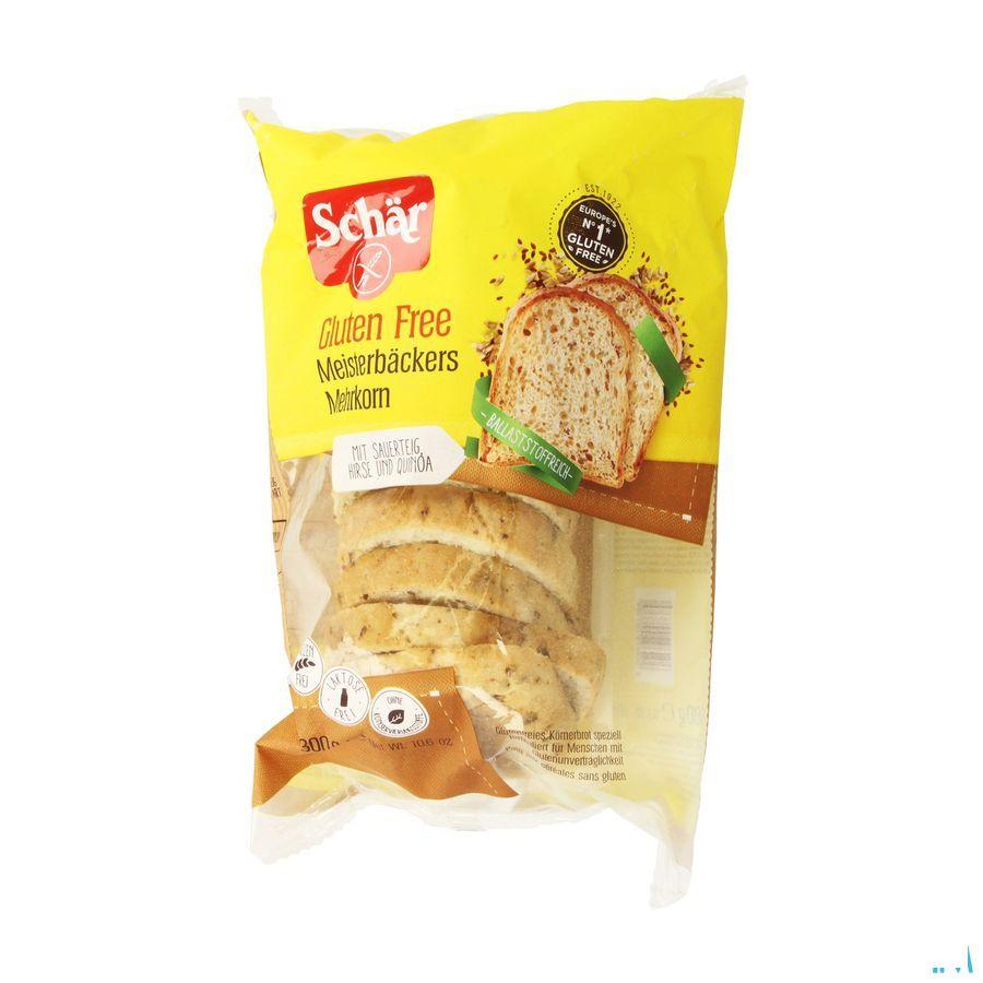 Schar Meesterbakker Brood Mehrkorn zonder glut300 gr 6991  -  Revogan