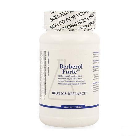 Biotics Berberol Forte 60 capsules  -  Energetica Natura