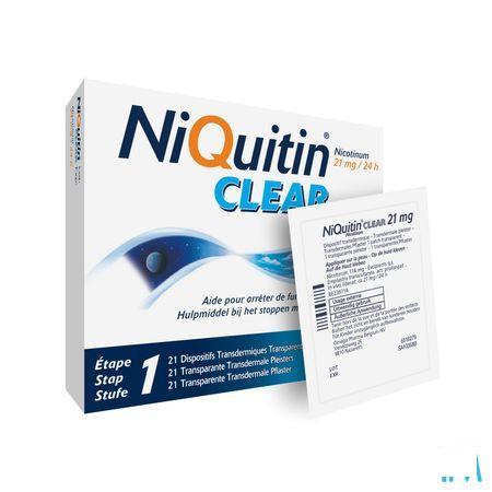 Niquitin Clear Patches 21 X 21 mg