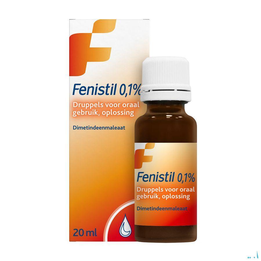 Fenistil 0,1% Drinkbare Oplossing 1 mg/ml Druppels 20 ml