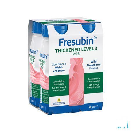 Fresubin Thickened Level 3 Drink Fraise 4X200 ml