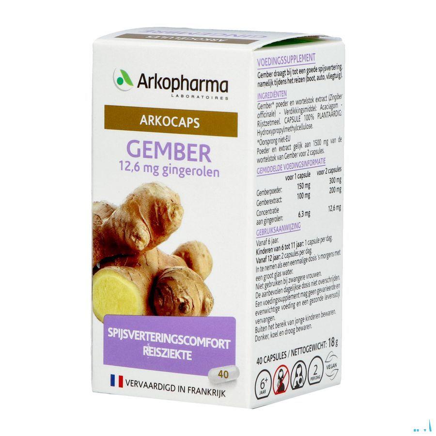 Arkocaps Gember Caps 40 