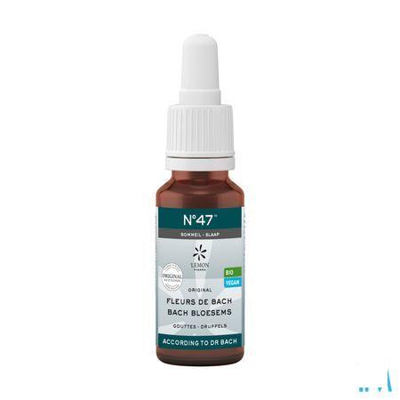 Bachbloesem Bio Nr 47 Druppels Slaap 20 ml  -  Eureka Pharma