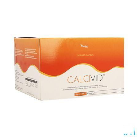 Calcivid 1000 mg/880IEOrange Zakjes 90 