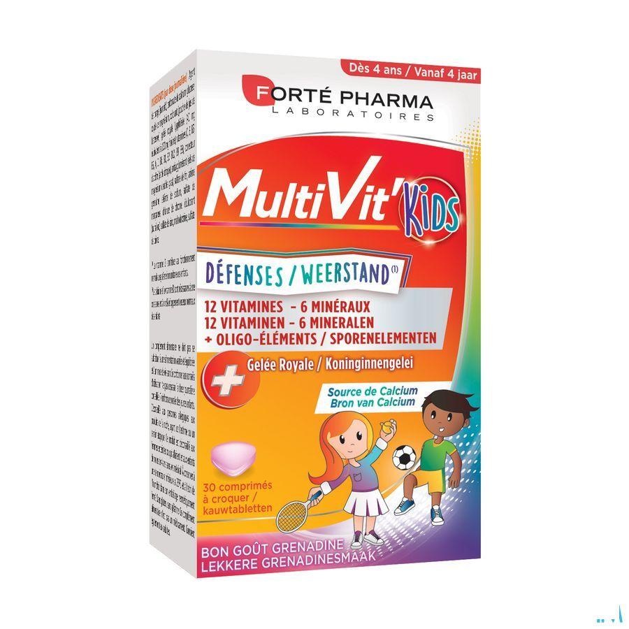 Multivit' 4g Kids Tabletten 30  -  Forte Pharma