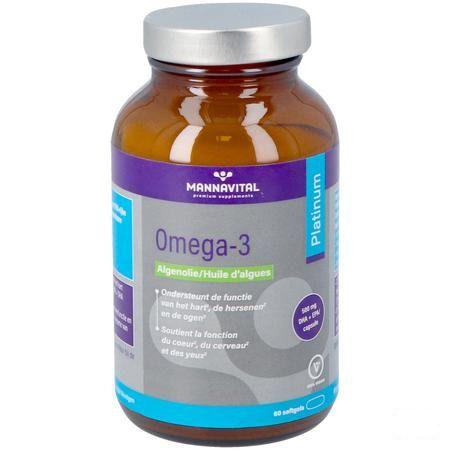 Mannavital Omega 3 Huile Algues V-Caps 60