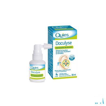 Quies Doculyse Anti bouchon Cerumen Spray 30 ml  -  Quies