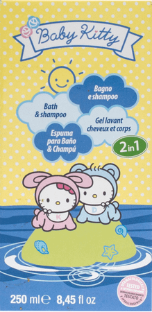 Hello Kitty Baby 2in1 Bad En Shampoo 250 ml  -  Arkopharma