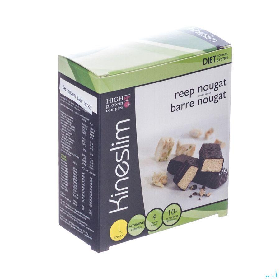 Kineslim Reep Nougat 4x36g  -  Ocebio