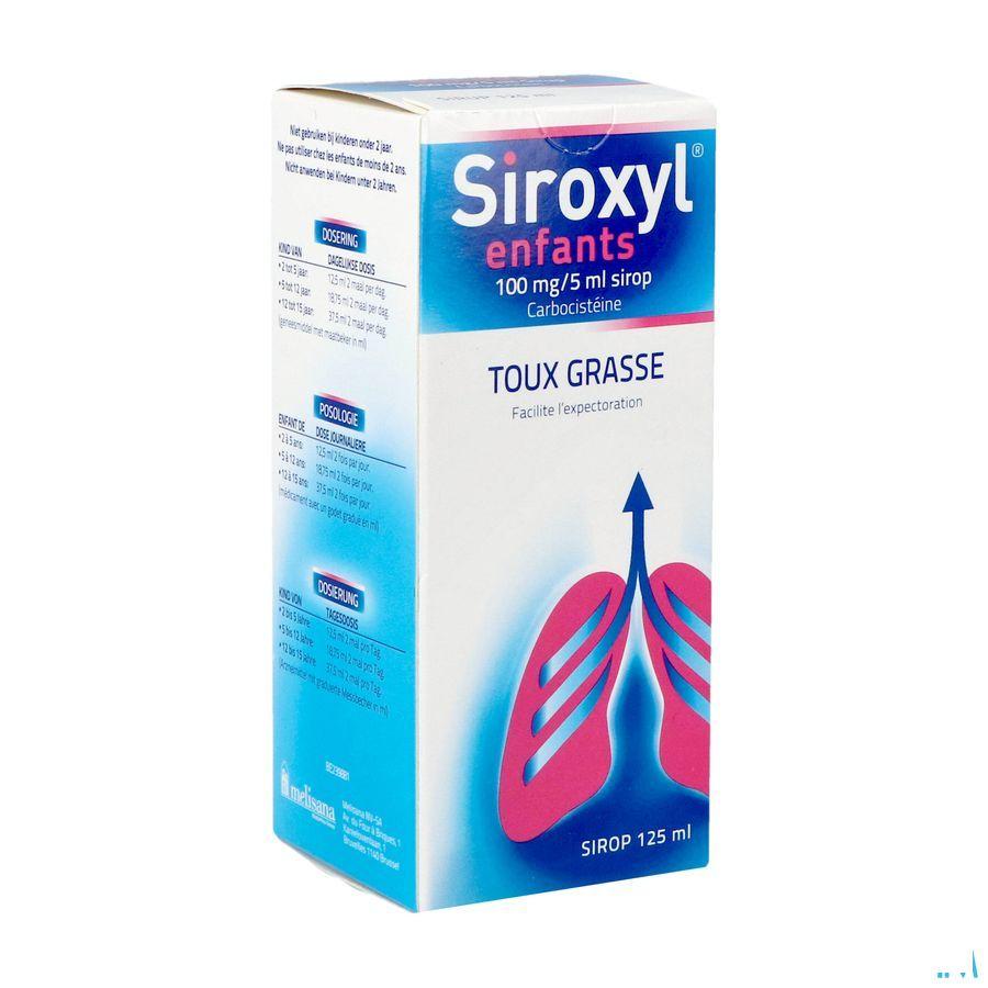 Siroxyl Sirop Enfants/kinderen 125 ml 100 mg/5 ml  -  Melisana