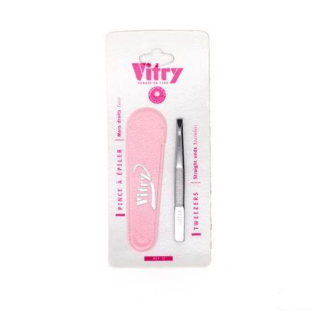 Vitry Classic Epileerpincet Recht Inox 1012  -  Vitry