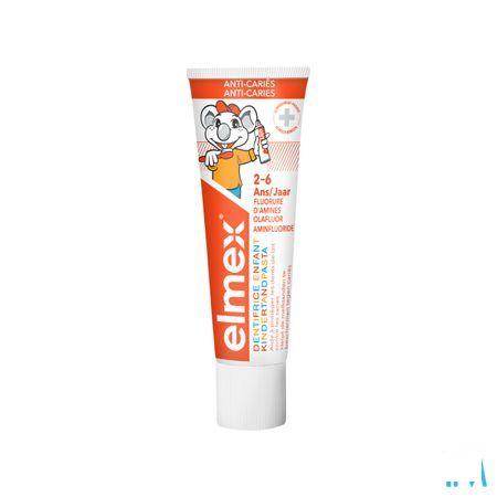 Elmex Dentifrice Enfant 2-6 Ans 2X50 ml
