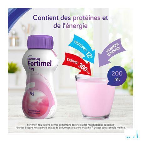Fortimel Yog Arome Vanille Citron 4X200  ml 156596  -  Nutricia