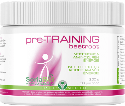 Soria Sport Nutrition Pre-Train. Beetroot Pot 180 gr