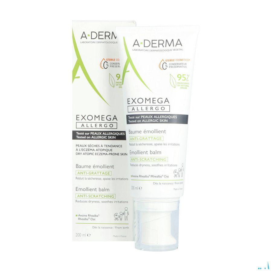 Aderma Exomega Allergo Balsem Emolierend Tube200 ml  -  Aderma