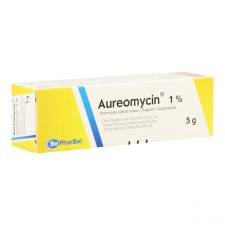 Aureomycine Unguentum Opticum 1 X 5 gr 1% 